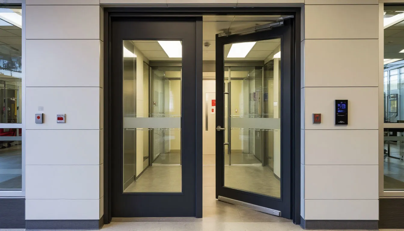 Глухие и остеклененные двери